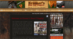 Desktop Screenshot of kramersguns.com